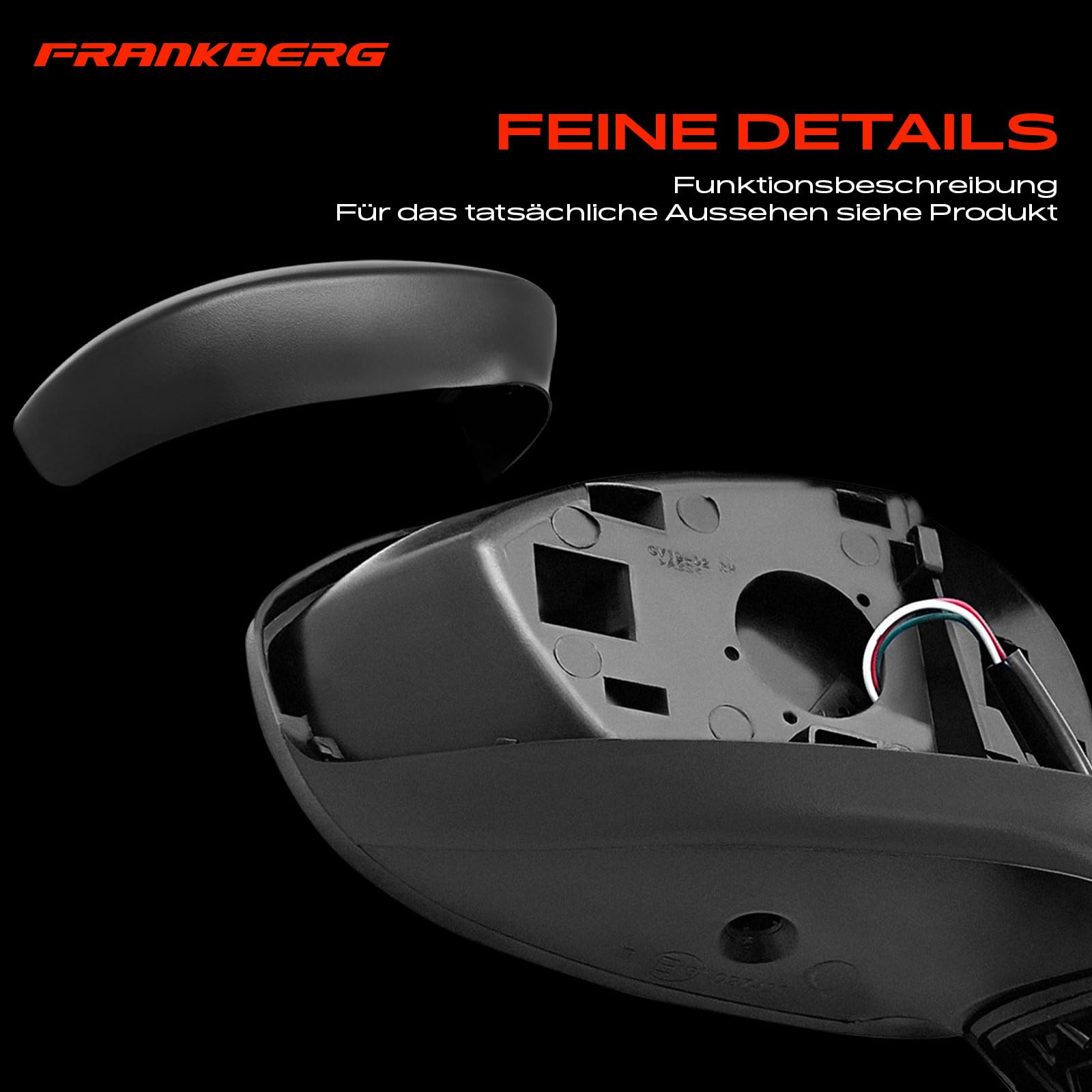 Frankberg Specchietto Retrovisore destro lato passeggero Compatibile con Punto Evo 199 Grande Punto 199 500 C 312 Linea 323_ 110_ Linea 110 323 Replace# 735410429