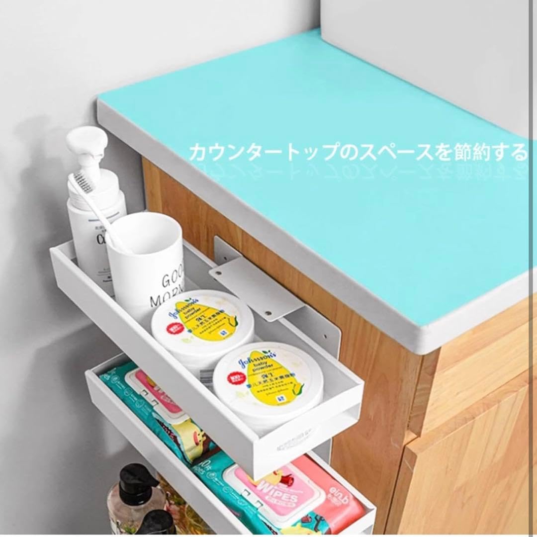 Amazon.co.jp: 引き出し 収納棚 シンク下 洗面台下 スライドトレー