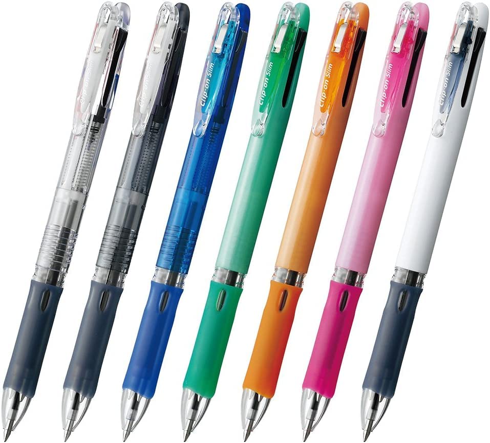 Amazon | ゼブラ 2色ボールペン クリップオンG 2C 黒 6本セット B2A3