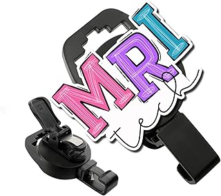 MRI SAFE Retractable Badge Reel MRI Tech Pink Purple Blue Acrylic - Badge holder, MRI Tech Badge, MRI Safe, MRI badge Reel, Non Ferrous