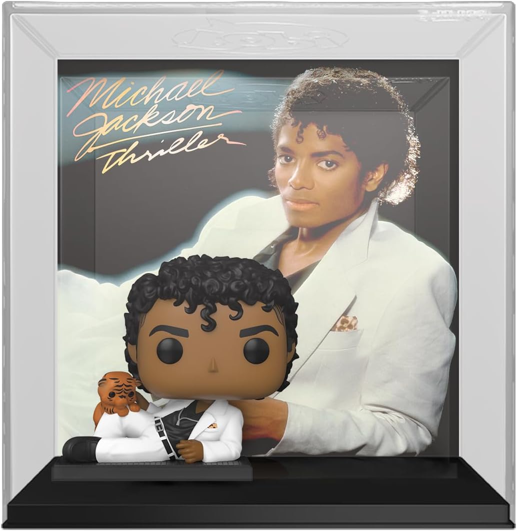 Funko Pop! Albums: Michael Jackson - MJ - Thriller - Music - Collectable Vinyl Figure - Gift Idea - Official Merchandise - Toys for Kids & Adults - Music Fans - Model Figure for Collectors