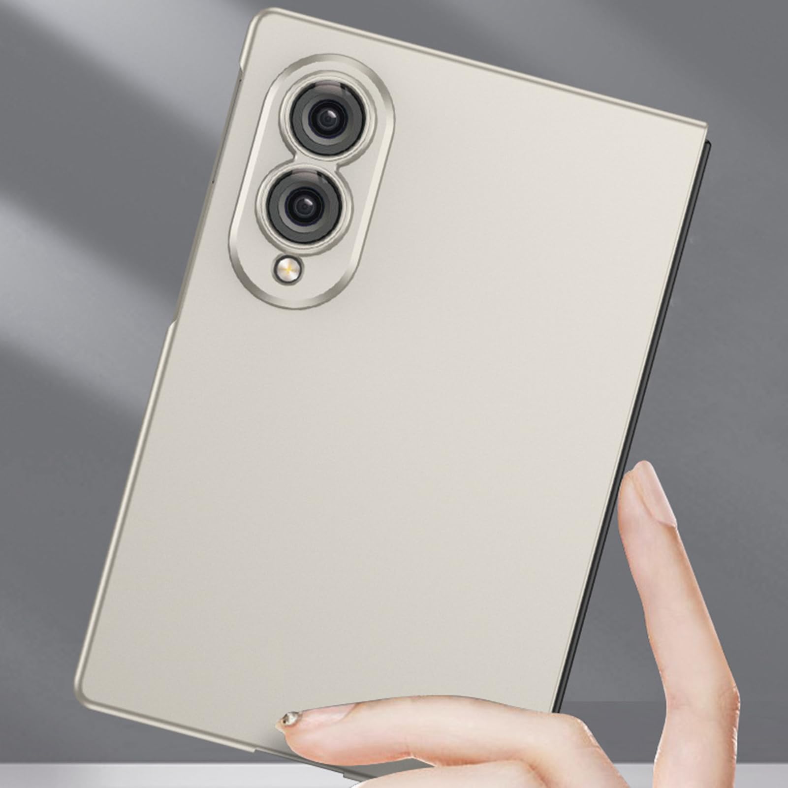 Custodia per Samsung Galaxy Z Fold 8, protezione completa della fotocamera, custodia satinata