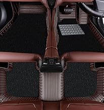10D Car Mat for Volkswagen Vento (Manual) | Luxurious & Elegant Look, 100% Waterproof and Dust Proof Car Foot Mats | Custom Fitted Car Floor Tray Mat (Coffee)