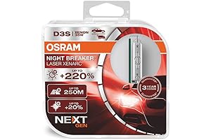 OSRAM XENARC NIGHT BREAKER LASER D3S - 220% More Brightness