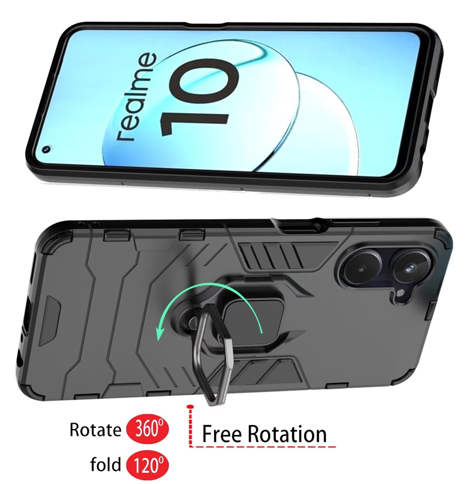LCEHTOGYE Cover Per Doogee V20 PRO [3 Pezzi] Pellicola Protettiva In Vetro Temperato,Trasparente Custodie Morbido