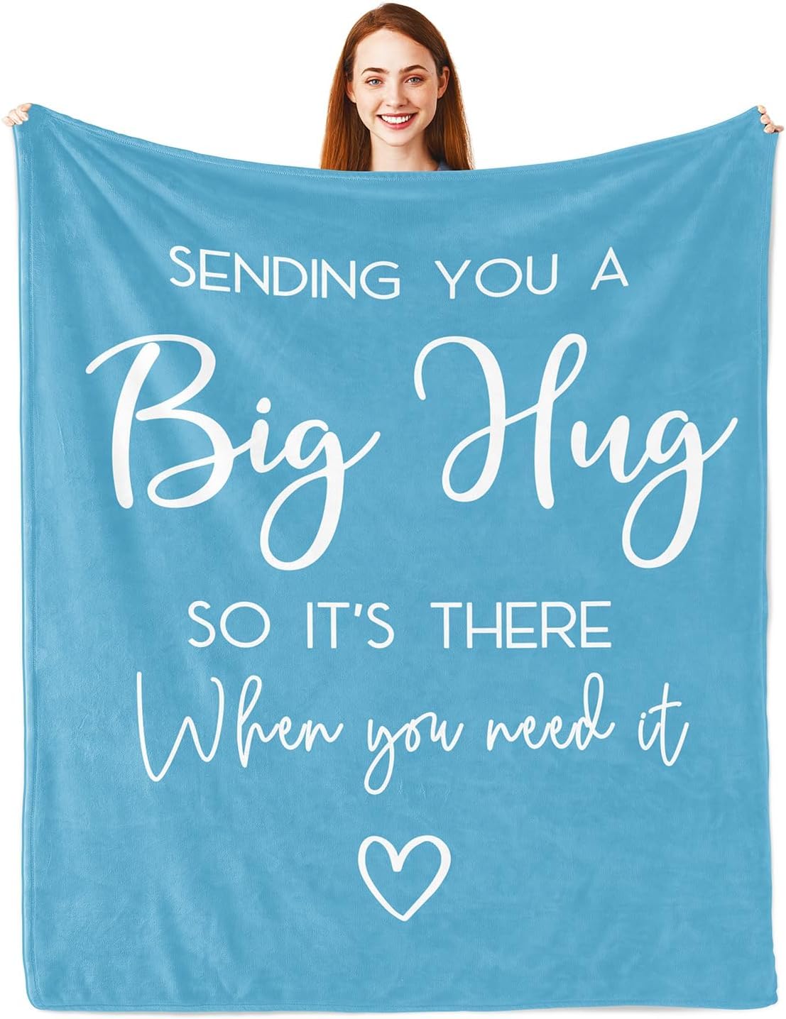Get Well Gifts for Women - Get Well Soon Healing Blanket - Inspirational Gifts for Sick Women - Feel Better After Surgery & Encouragement Gift for Her Sister Friend Coworker （60"x50"）