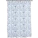 Amazon Basics Microfiber Blue Serene Printed Pattern Bathroom Shower Curtain - Blue Serene, 72 Inch
