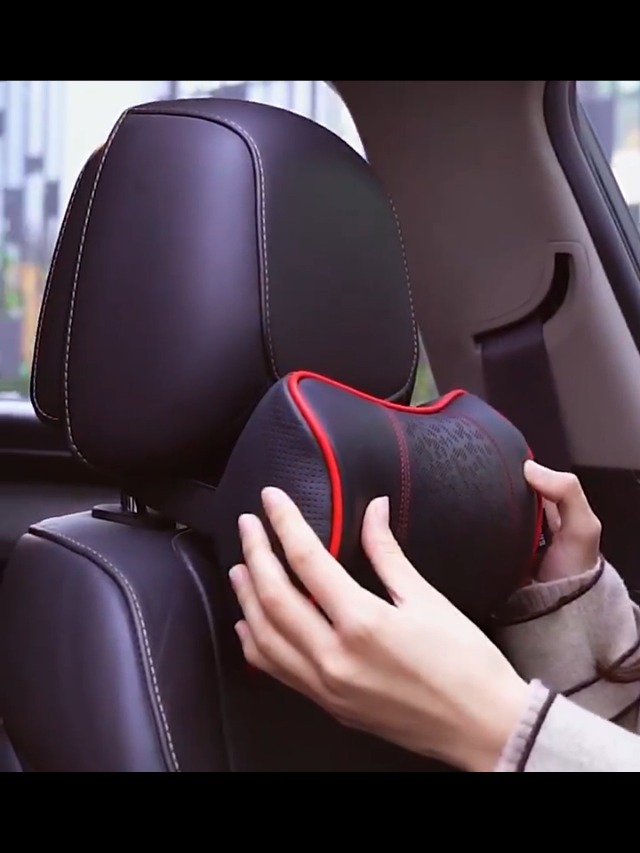 Cuscino Viaggio Per Cane Cuscino Memory Foam A Forma Di Osso Per Cane, Supporto Collo Da Viaggio In Auto - Marrone Lettino Viaggio Cane Marrone - Foto 11