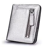 AINIMOER Small Leather Wallet for Women, Ladies Credit Card Holder RFID Blocking Women's Mini Bifold