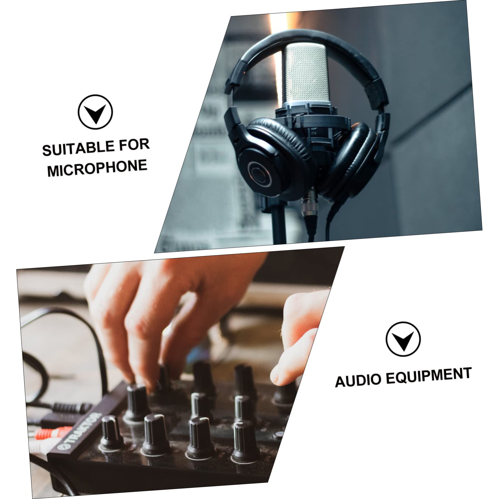 Mikikit 6stücke Audio Splitter Adapter Rechter Frauen Für Tv Verstärker Mixer Und Enge Räume Hochwertige Konstruktion Platzsparend Und Langlebig
