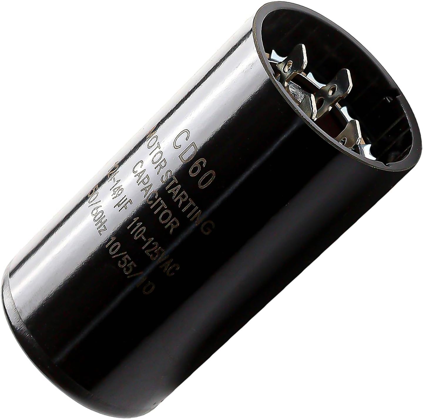 Seentech 124-149 uf/MFD 110-125 VAC ±20% Round Motor Start Capacitor 50/60 Hz AC Electric Universal Fit for AC Motor Run or Fan Start and Cool or Heat Pump Air Conditioner