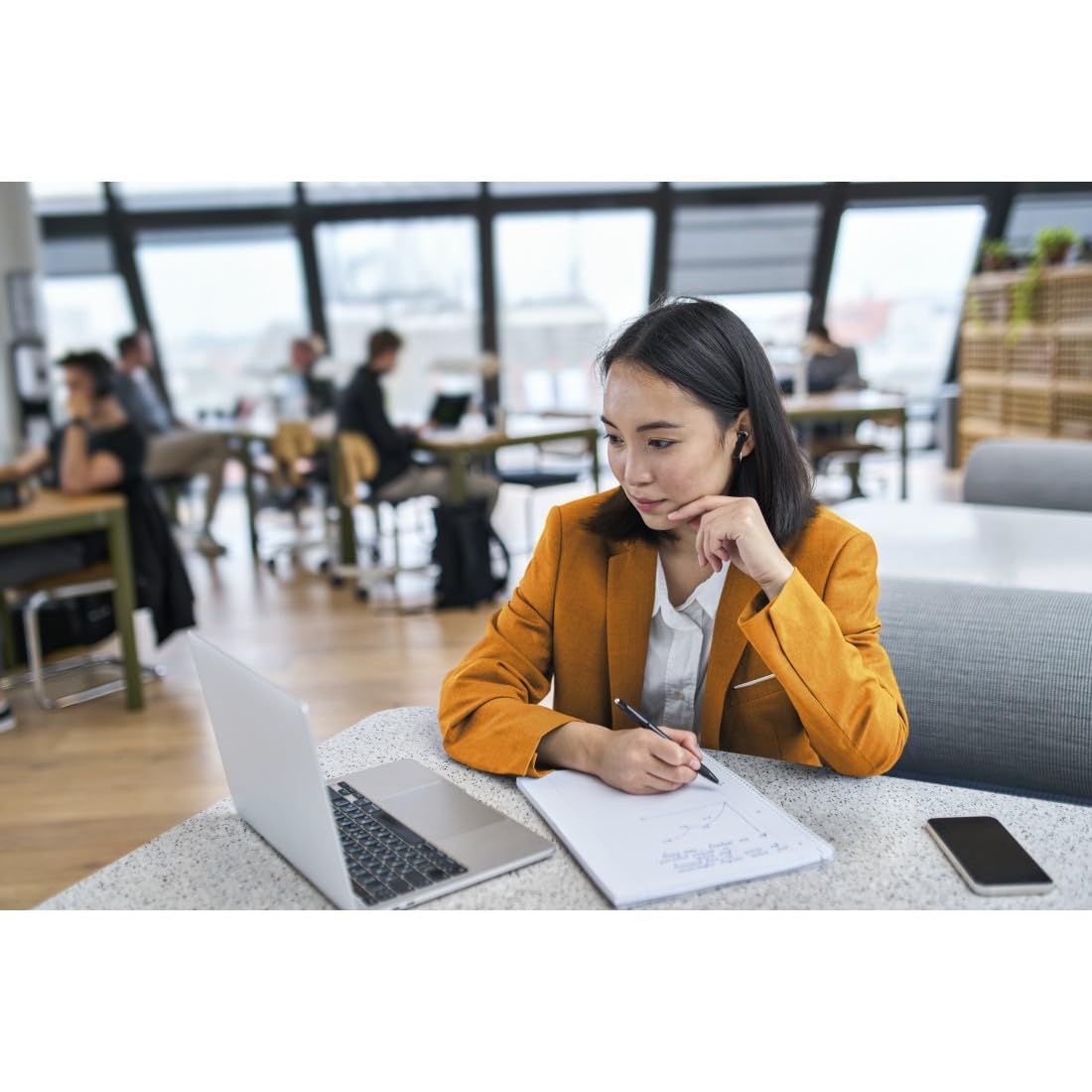 Hama Bluetooth Kopfhörer (kabellos, TWS-Kopfhörer, Active Noise Cancelling, Earbuds mit Ladestation, ENC, In-Ears, USB-C Schnellladen, Bluetooth-Headset, App-/Sprachsteuerung, Touch Control) schwarz