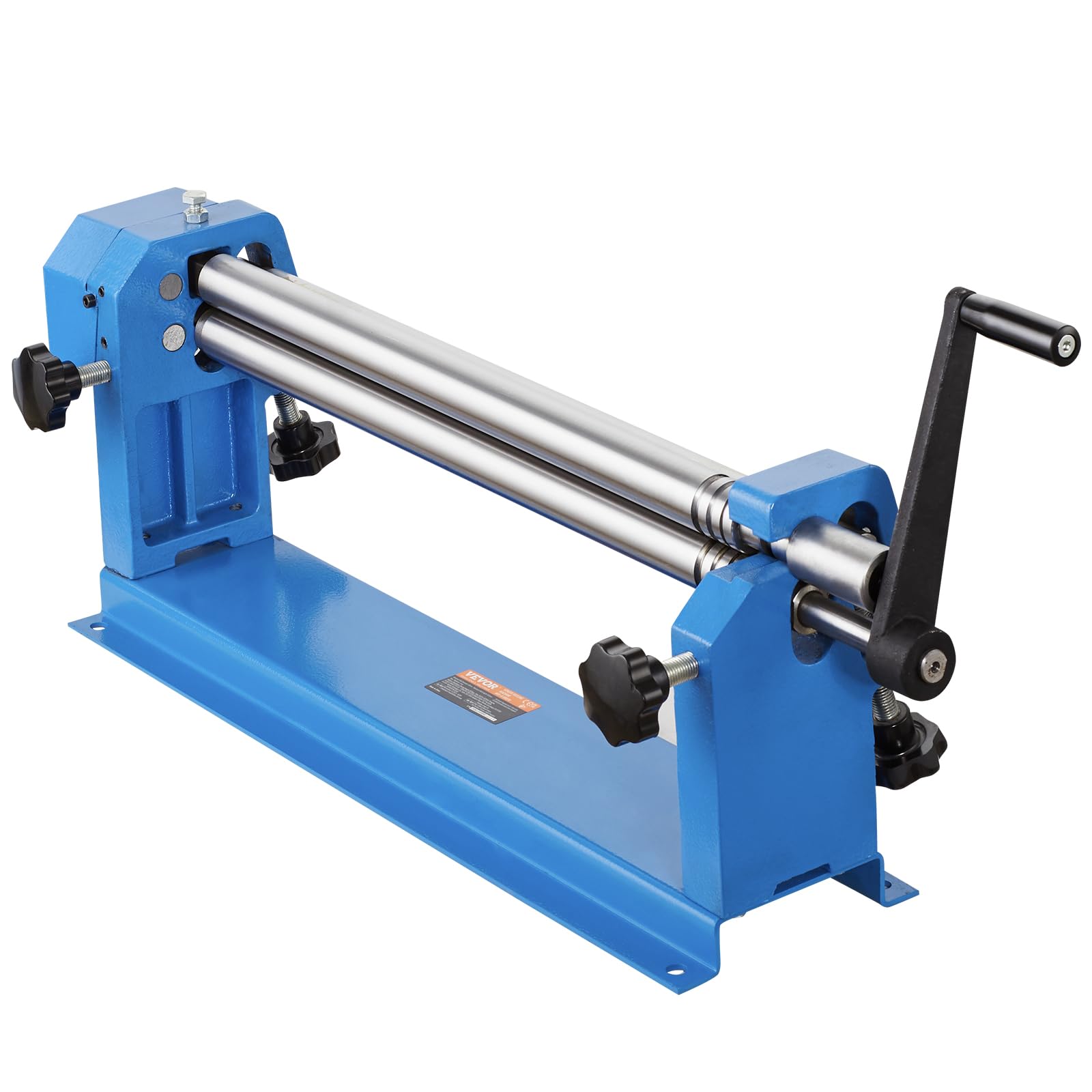 VEVOR Cintreuse à Rouleaux de Tôles, 610 mm, Plieuse Tôles, Calibre 16, φ 38 mm, avec 2 Rouleaux Amovibles, Rouleuse pour Tôle d'Acier à Faible en Teneur de Carbone, Alliage de Cuivre et d'Aluminium