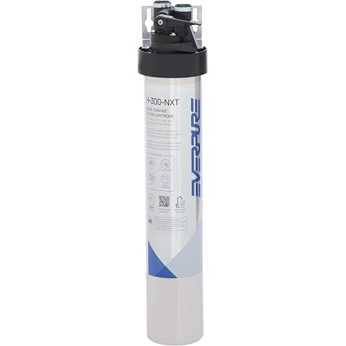 Pentair Everpure H-300-NXT Drinking Water System, 300 Gallon Capacity, Reduces Chlorine Taste & Odor, Lead, VOCs, Sediment, NSF Certified, Made in USA