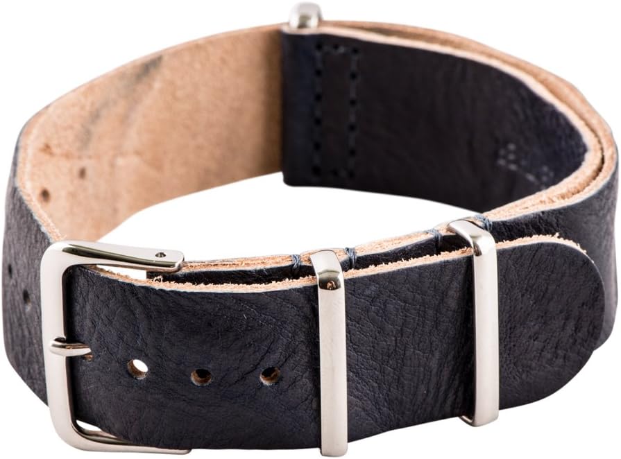 Clockwork Synergy®­ Leather Ballistic Watch Strap Band