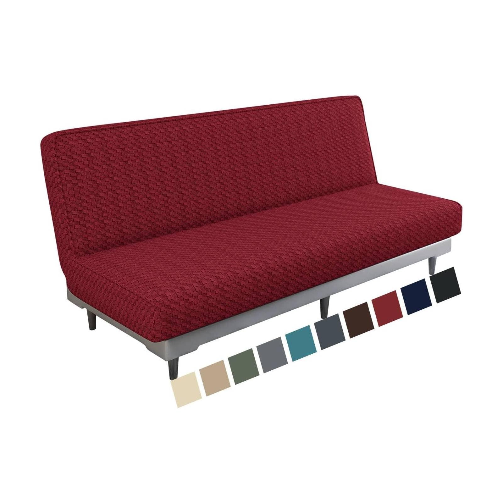 Housse de fauteuil relax extensible 4 pièces taille L coloris uni F