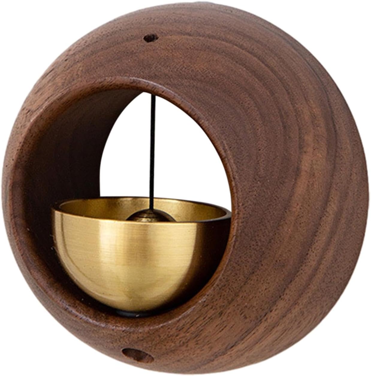 Shopkeepers Bell for Door Opening Welcome Wind Chime for Cafe Business Dark Brown