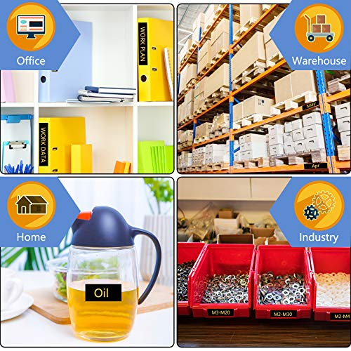 Greencycle Compatible For Brother Tze-334 Tze334 Tz334 Tz-334 12Mm 0.47 Inch 1/2" Gold On Black Laminated Aze Label Tape For Ptd210 D200 D400Ad D600 Pt-H100 Pth110 Pt1290 Pt-1230Pc Ptp700Bt, 1 Pack #TOP6