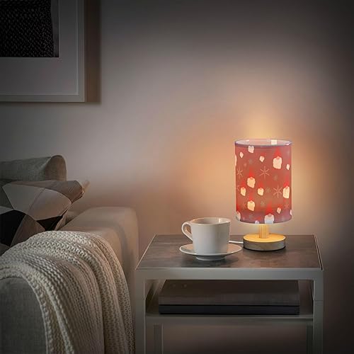 Miniatura 6 de Bedside Lamps End Table Lamp Classic Red Christmas Gnome Night Lights for Boys Kitchen