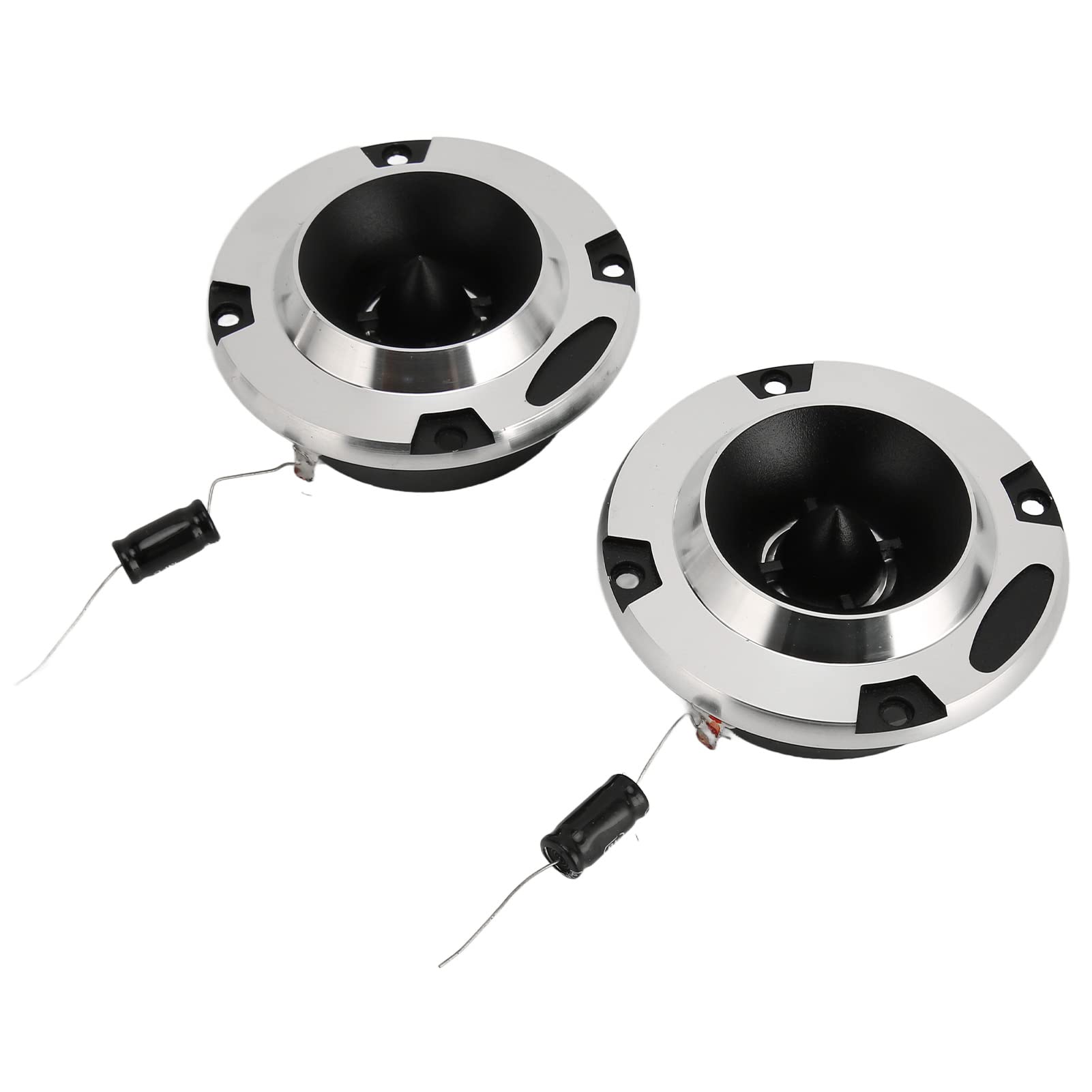Par de Tweeters para Automóvil Tweeter de Cúpula Plateado de 150 W de Alto Rendimiento para Todos los Sistemas de Audio para Automóviles 2 Piezas