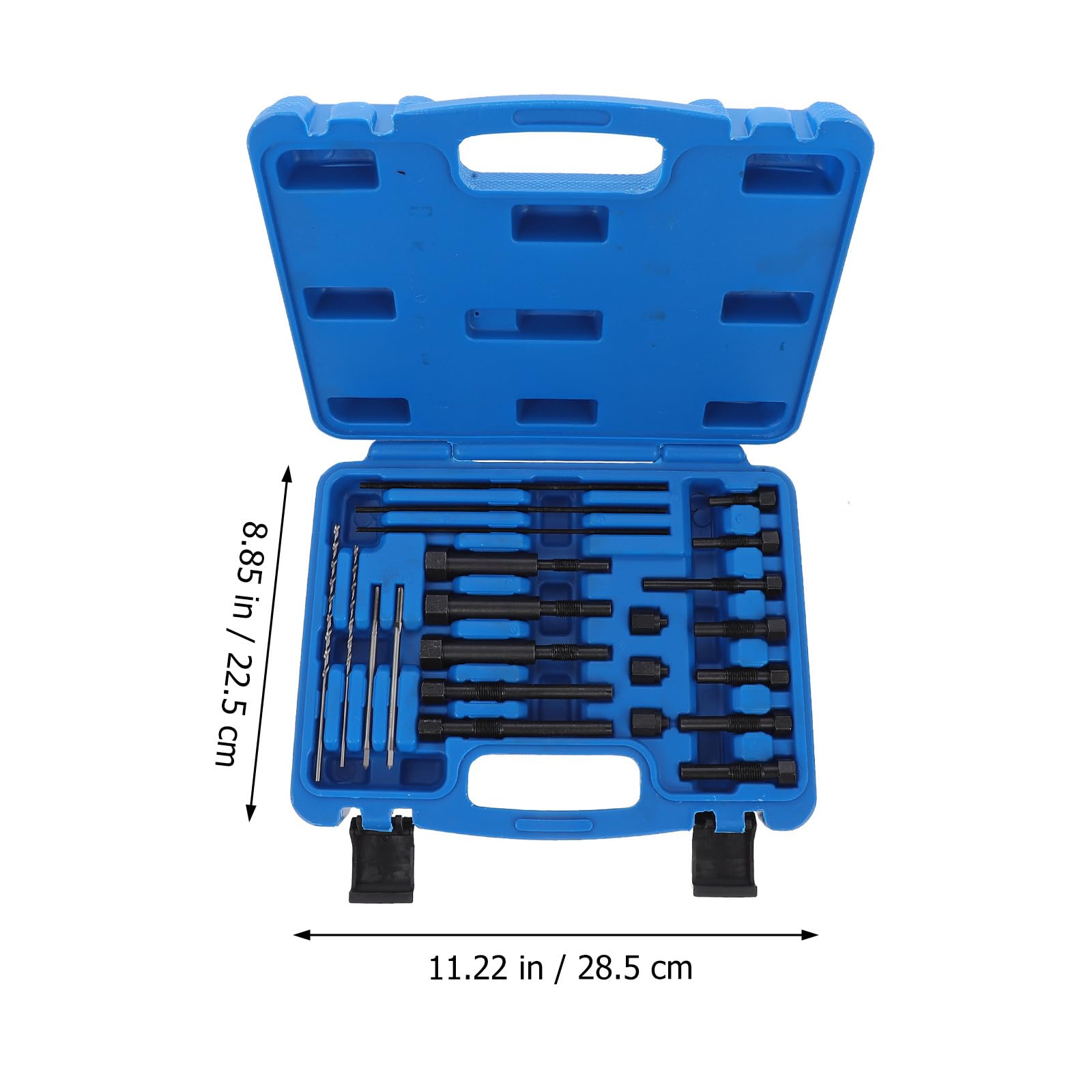 Abaodam Kit de Herramientas para Extracción de Bujías Incandescentes Dañadas, Reparación de Roscas, para Automóviles, Diseño Ergonómico y Alta Eficiencia, Accesorio Automotor Profesional