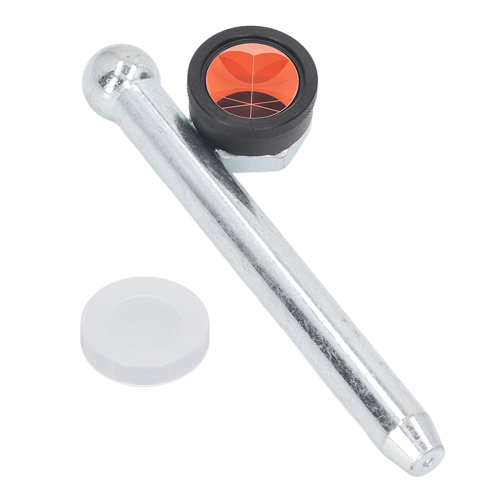 Prisme Optic Total Station en Verre de Haute Pureté et Canne de 16 cm