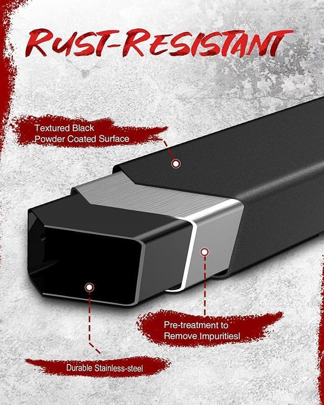 Miniatura 3 de KAC Estribos, estribos compatibles con Ram 1500 Quad Crew Cab Pickup Truck Bar 2009-2018