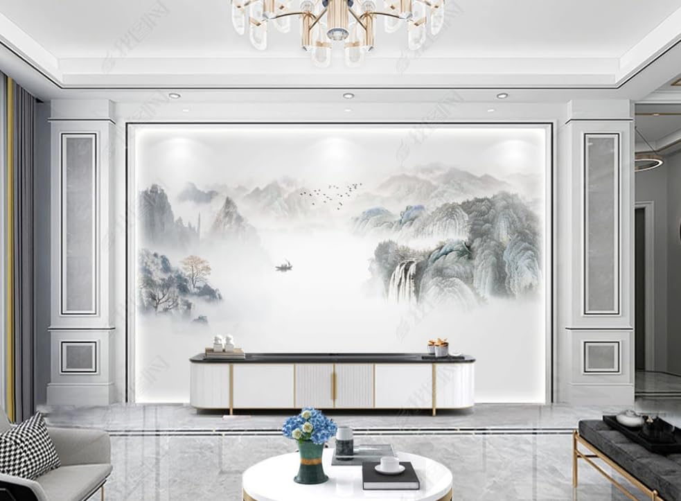 Papier peint intissé paysage de pierre chinoise poster géant mural XXL