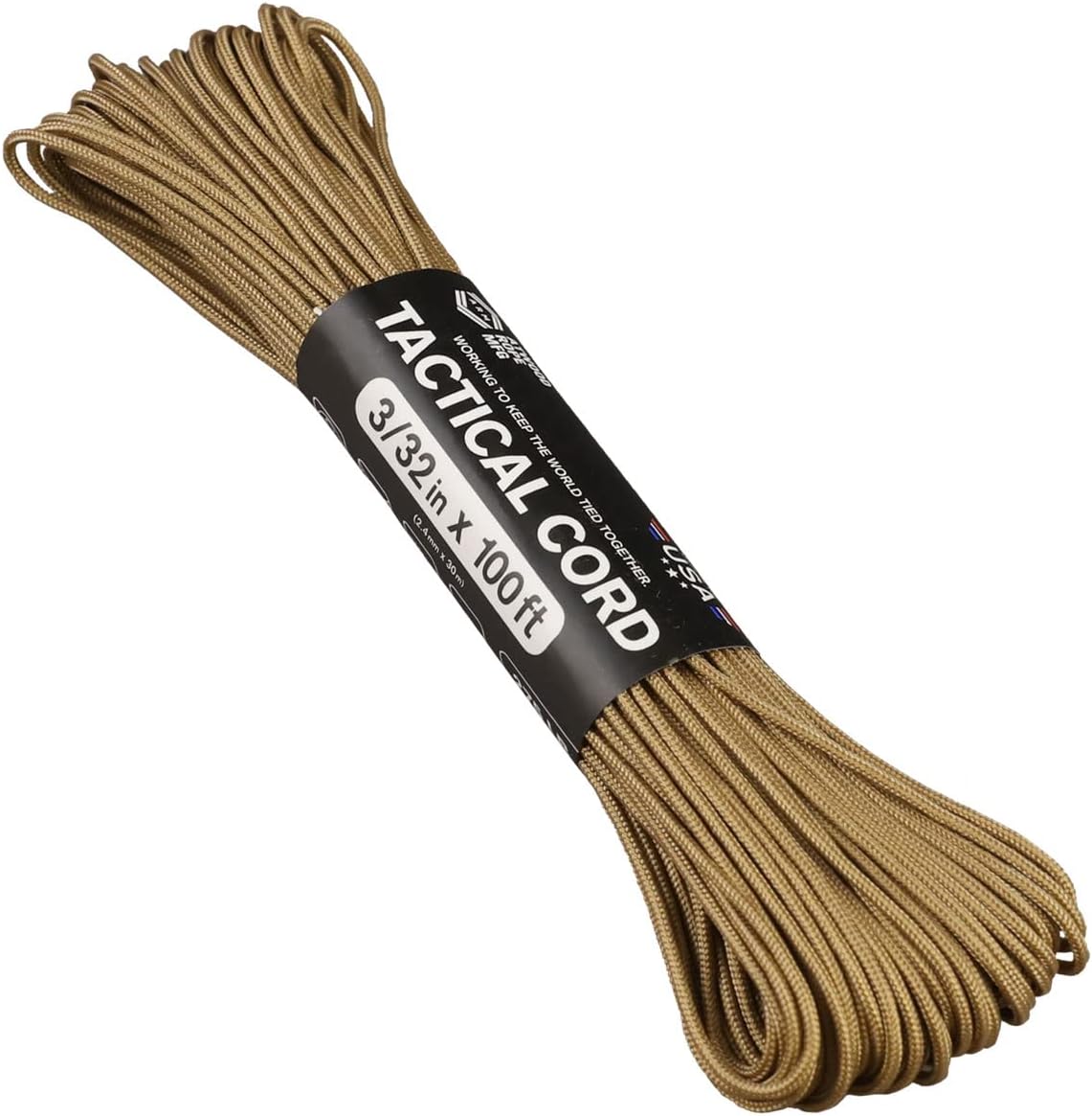 Atwood Rope MFG 275 Tactical Paracord 100 Feet 4Strand