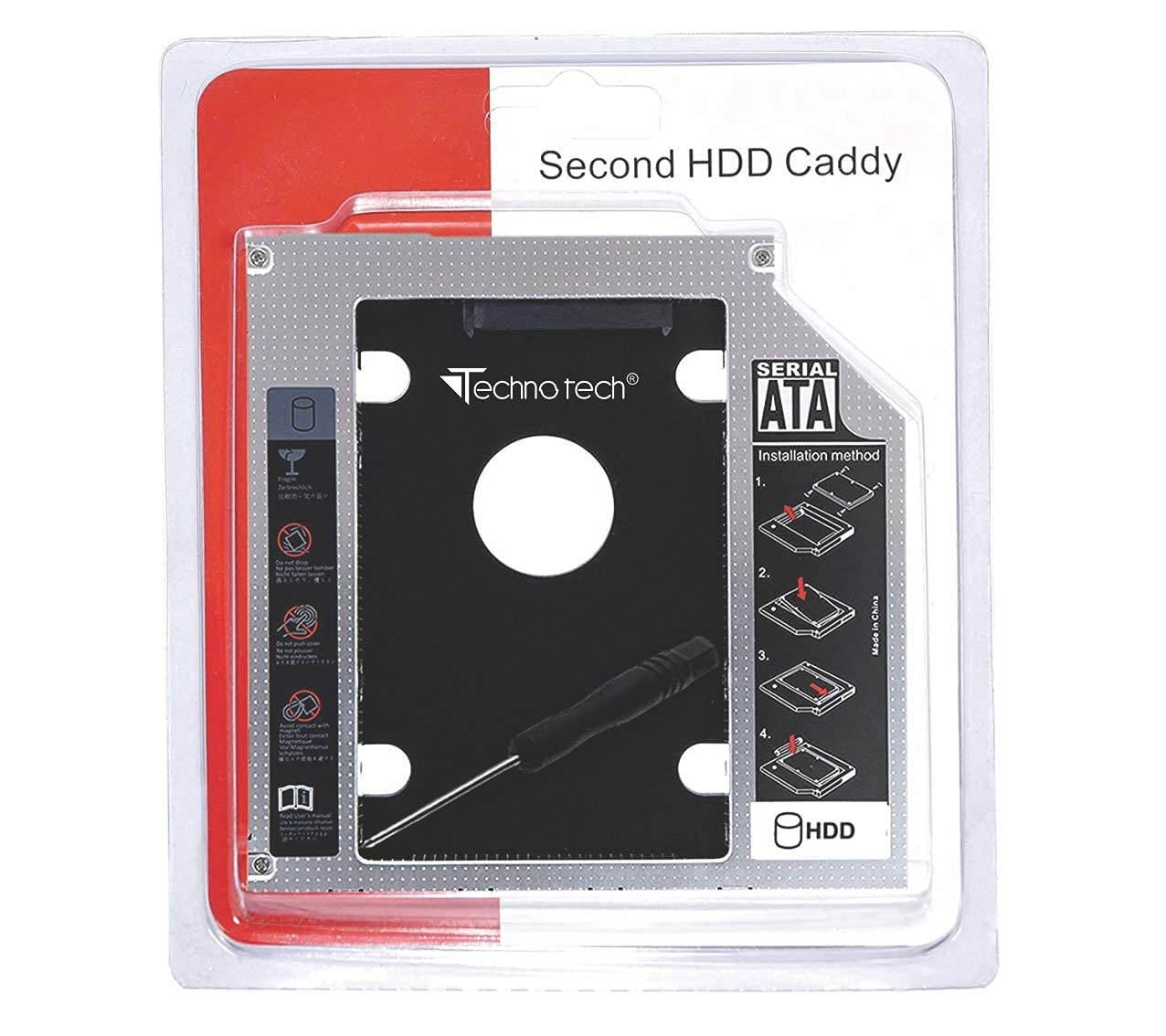 WISTAR Original Caddy for Laptop Caddy 12.7 MM Second HDD DVD Slot
