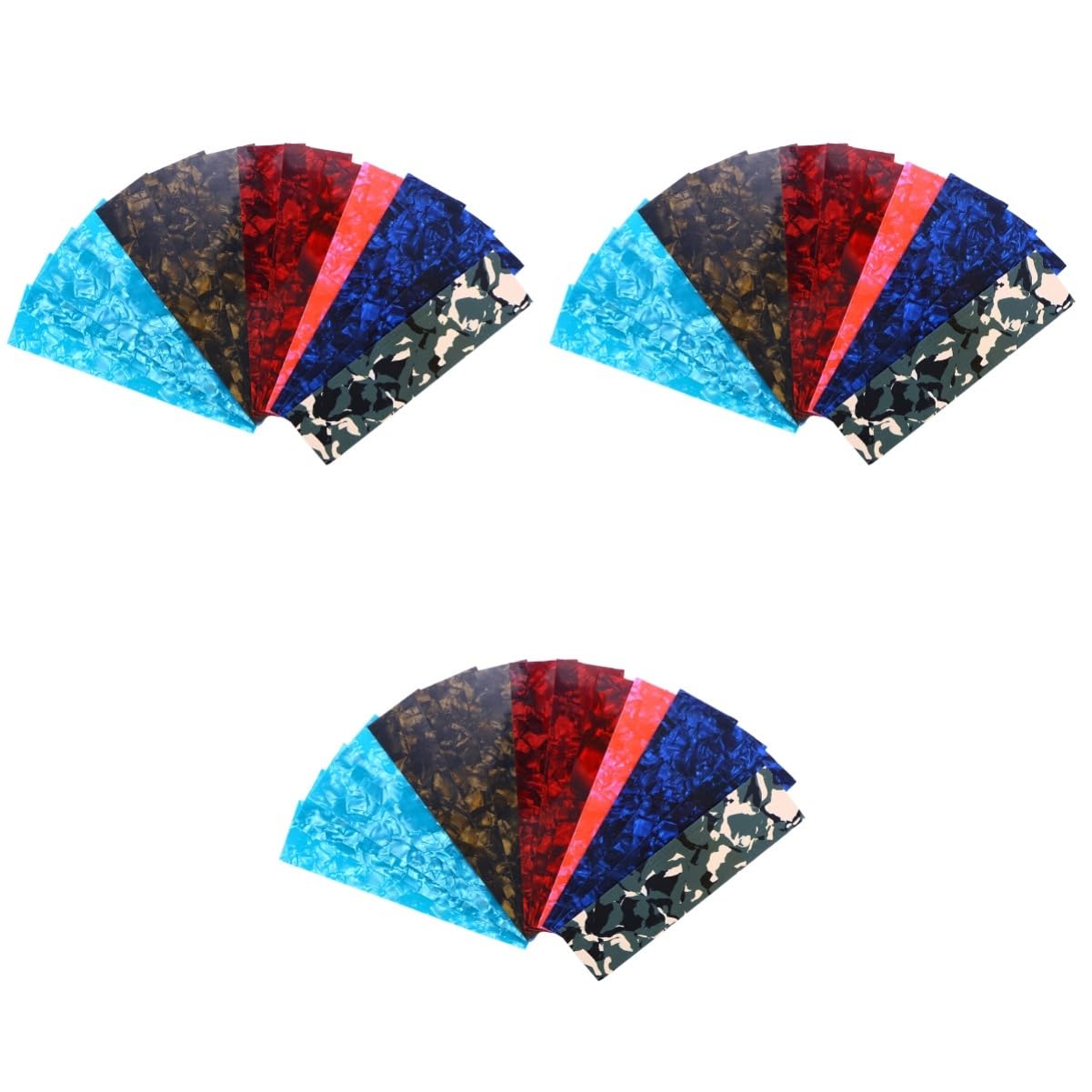 VICASKY 45piezas Láminas Para Cortar Púas De Guitarra Grosor Ligero Medio y Pesado y Estilos Aleatorios Para Músicos