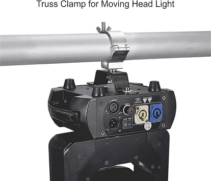 Truss Clamp 10 Pcs/Lot Aluminum Lights Hook LED Par Hooks Professional Stage Equipment Led Light Truss DJ Club Hanging(Silver)