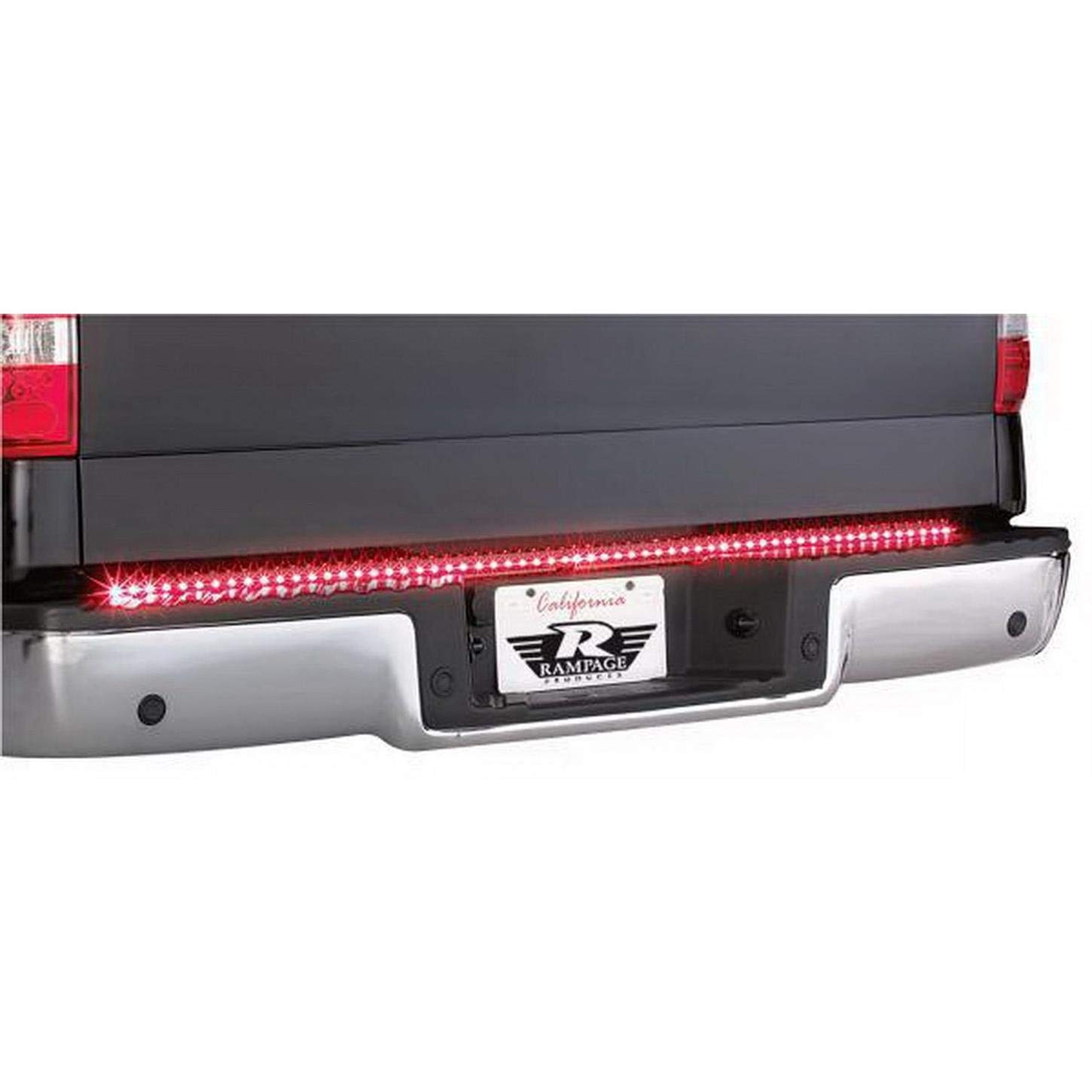 Rampage Products 60-inch LED Tailgate Light Bar installed on a truck tailgate