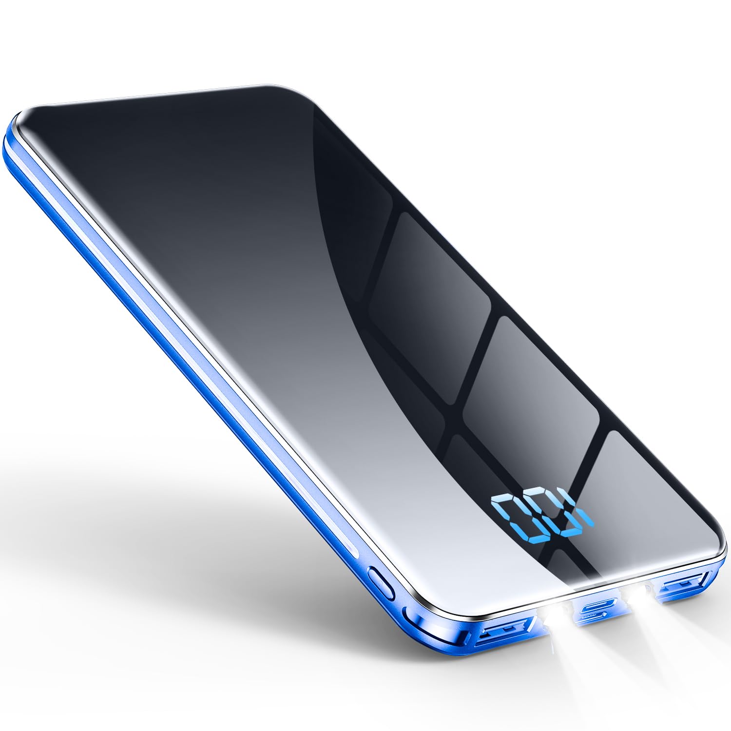 Amazon | モバイルバッテリー 軽量 小型 30000mah 大容量 薄型 3台同時  