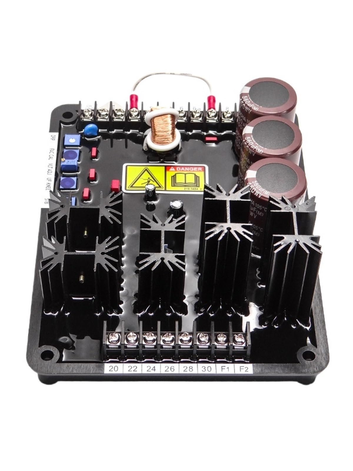 PWANUIGTE 1pcs VR6 voltage regulator board AVR 309-1019 motherboard K65-12B generator set stabilizer(K65-12B)
