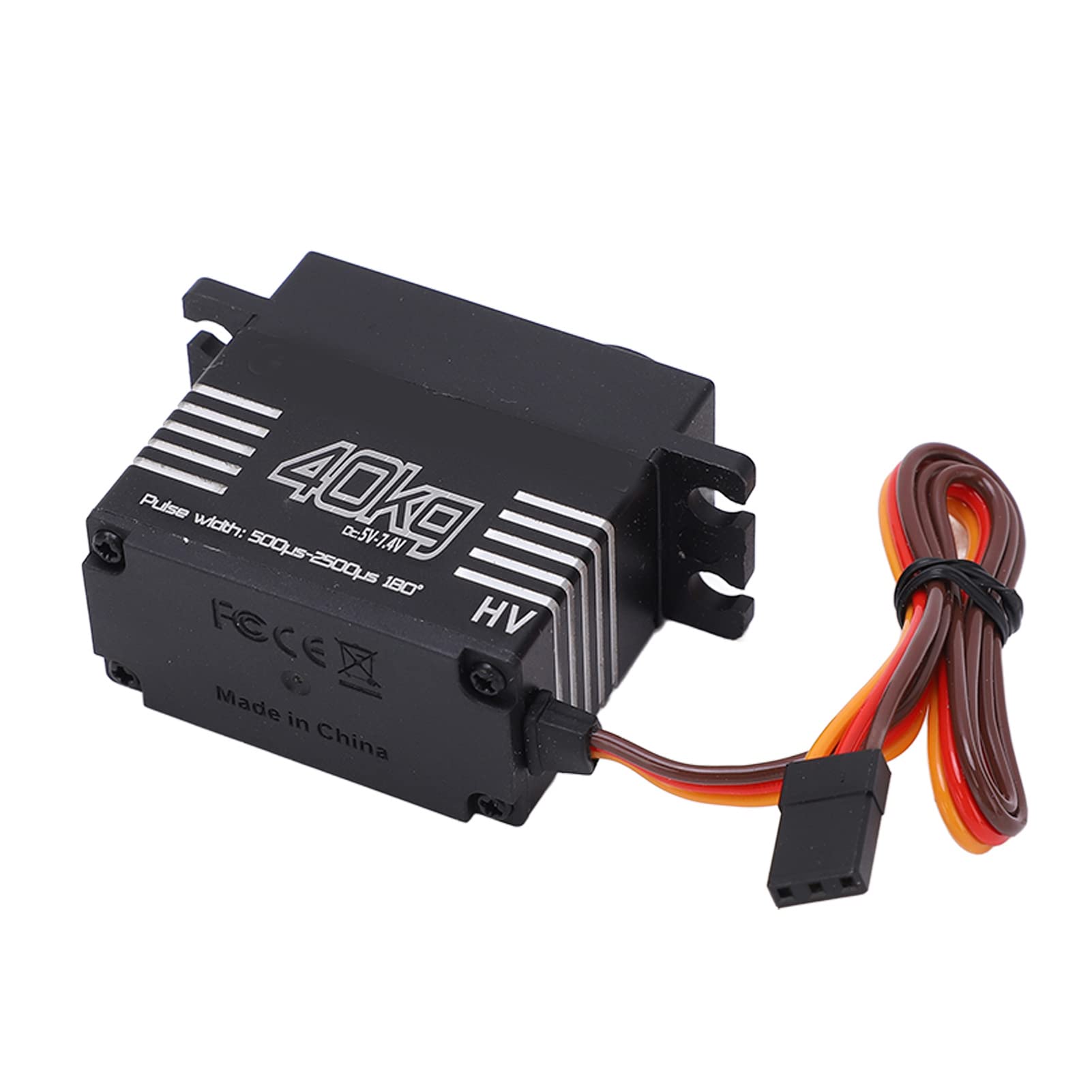 Servo RC Numérique 40kg Métal Étanche - Engrenages Acier Inoxydable Puissant Pour Voiture 1/10 1/8, Robot Et Modélisme