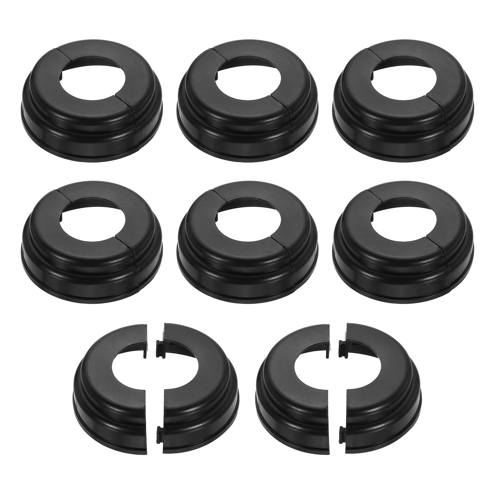 sourcing map 8Pcs Post Skirt,3.54" Plastic Split Style Base Cover,1.6"OD — image 1
