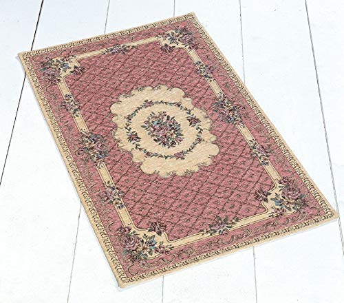 Tappeto Suardi Modello Bouquet 65X110 Centimetri Made in Italy 9 Colori (65X110, Rosa)