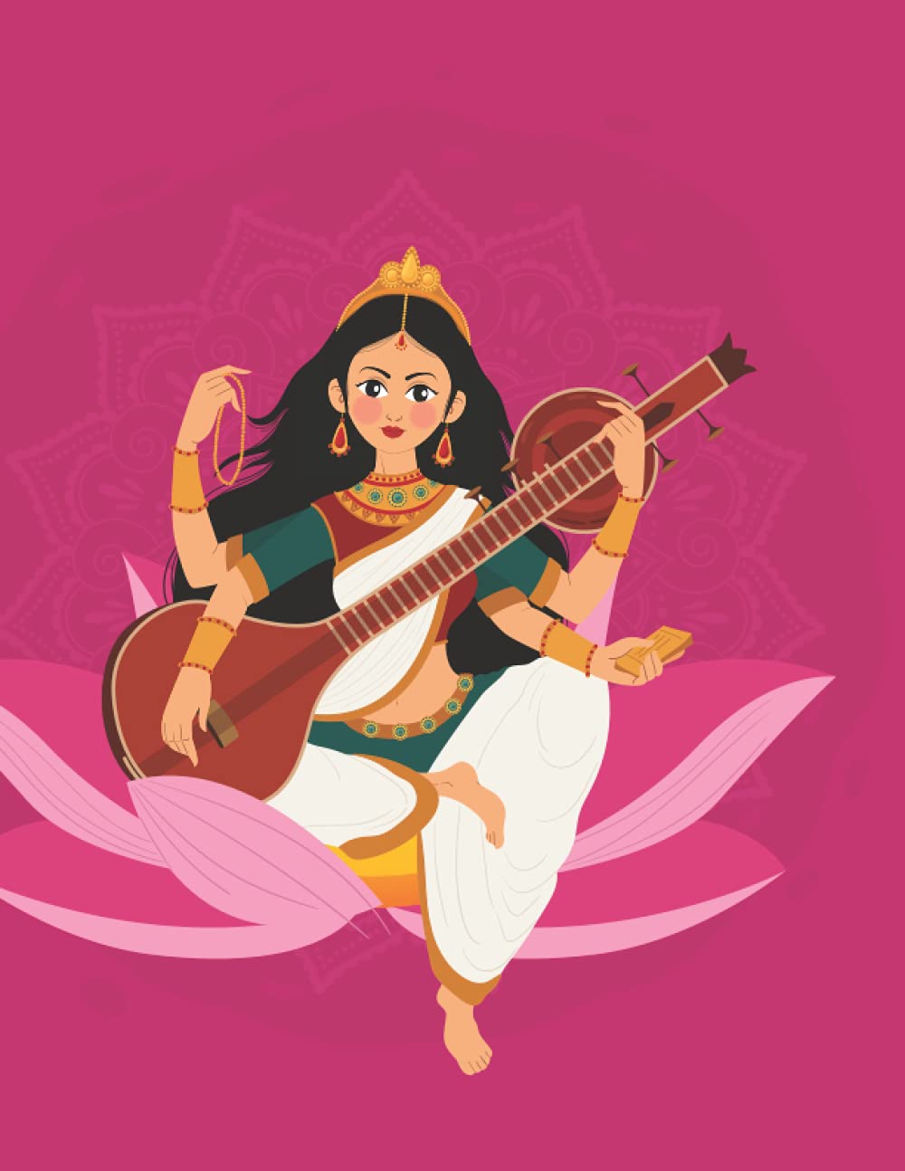 Notebook Maa Saraswathi Cover Size (8.5 x 11 inches) 109 Pages