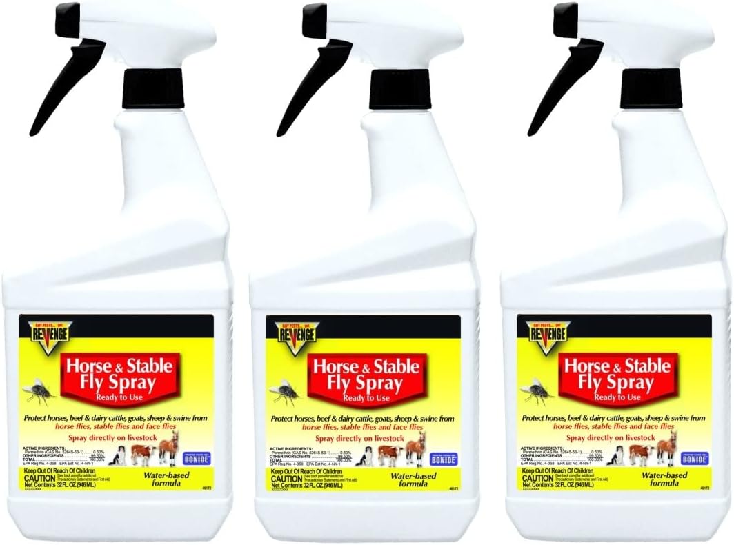 46172 Horse and Stable Fly Spray, Pack of 3