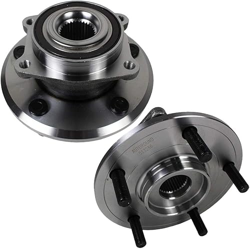 Autoround 513286 Paquete de 2 Cojinete de rueda delantera y conjunto de cubo para Dodge Journey 2009-2017, ambos lados del pasajero del conductor, 5