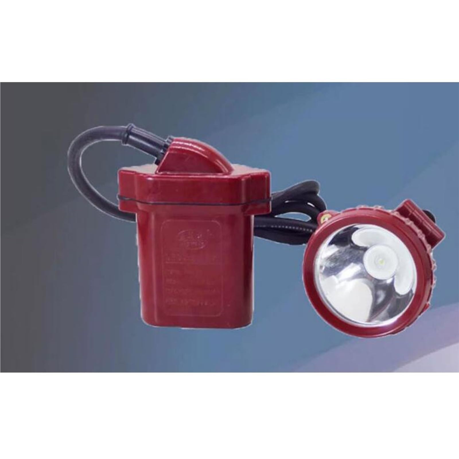 Latarka górnicza LED Superjasna górnicza lampa czołowa LED, akumulatorowa lampa górnicza o dużej jasności, kask ochronny z zasilaczem, wodoodporna lampa górnicza
