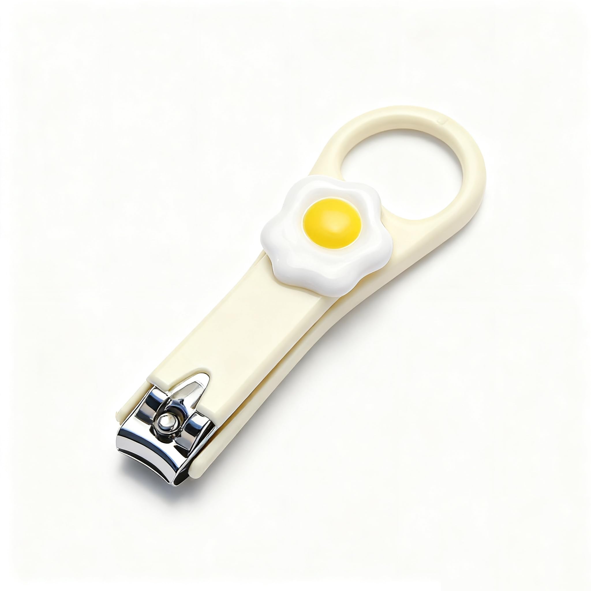 HOQOCAAPP Nail Clippers Kit for Girls Kids, Poached Egg Design