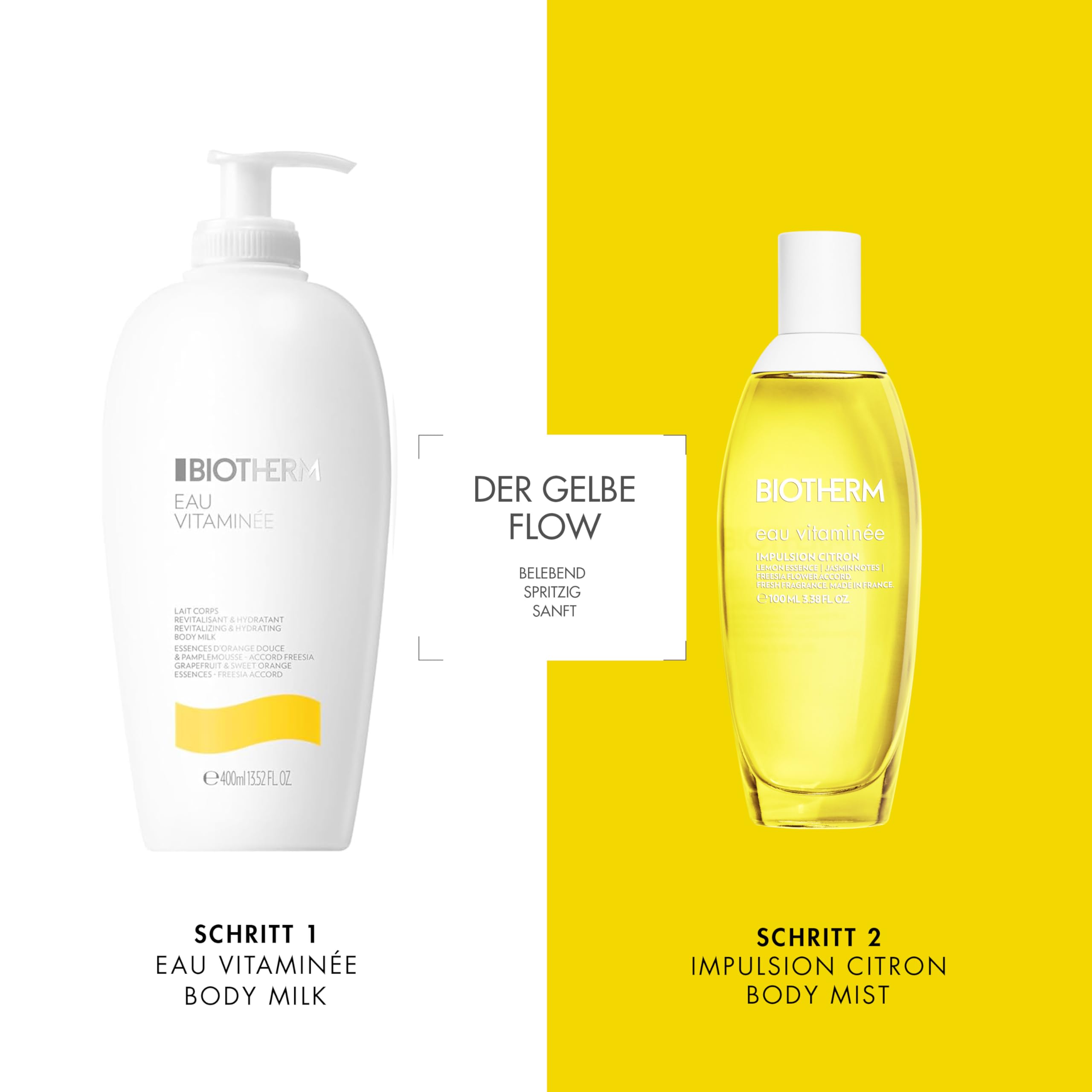 Biotherm Eau Vitaminée Impulsion Citron Eau de Toilette erfrischender Zitrusduft Körperspray Damen