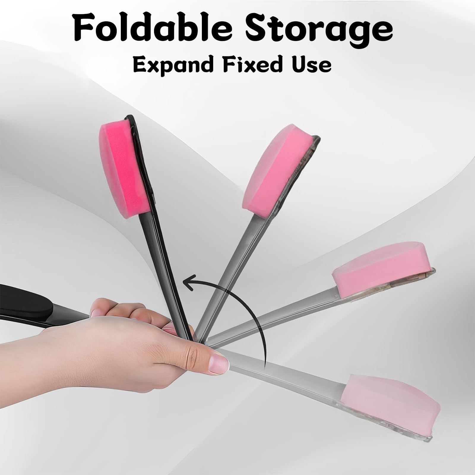 2Pcs Lotion Applicator for Back Back Cream Applicator Long Handle with Foldable Design - Image 4