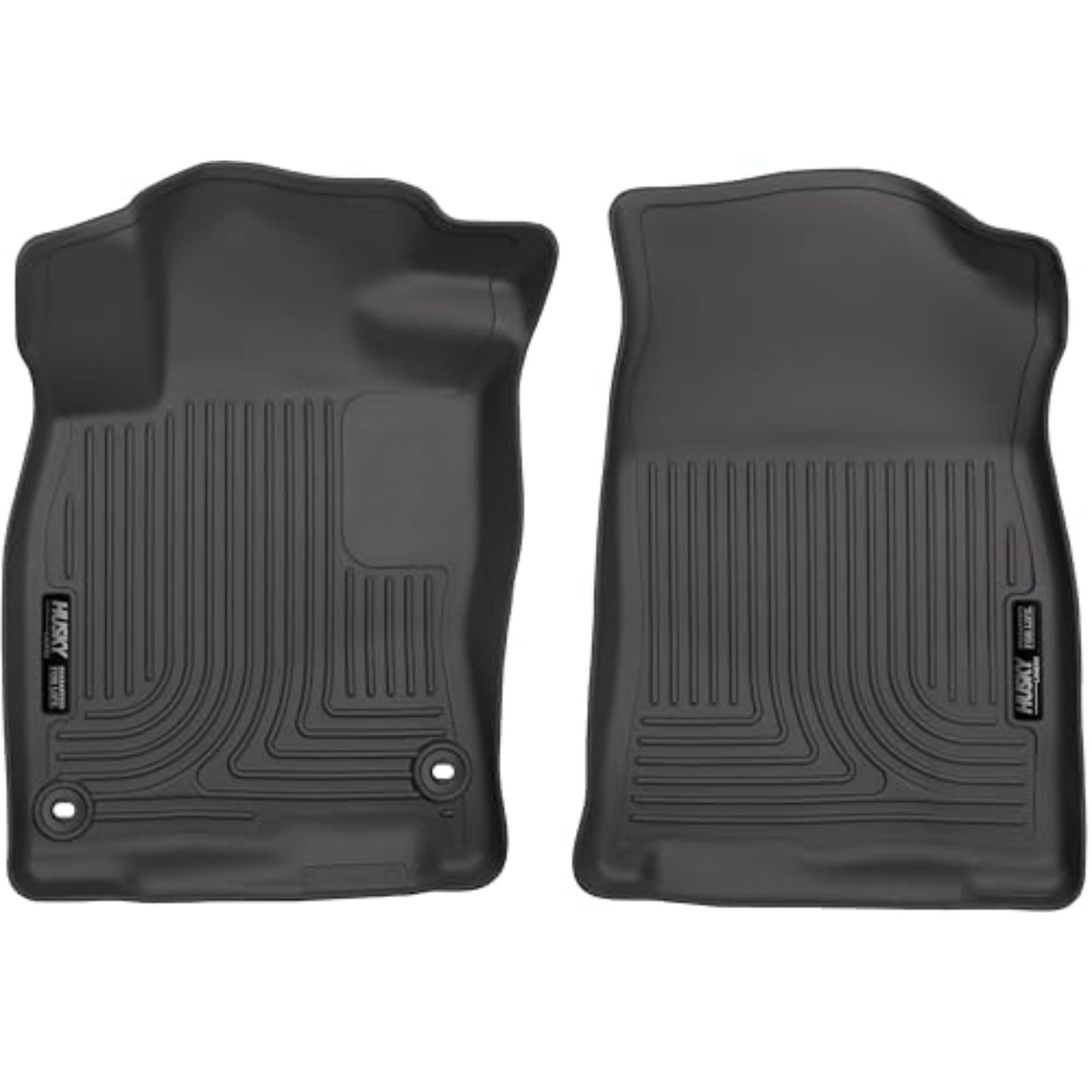 Husky Liners Weatherbeater Floor Mats | Fits 2016-2021 Honda Civic, Sedan;2016-2020 Civic, Coupe 2017-2021 Civic, Hatchback; 2019-2021 Honda Insight | Front Row, 2-pc Black - 13371