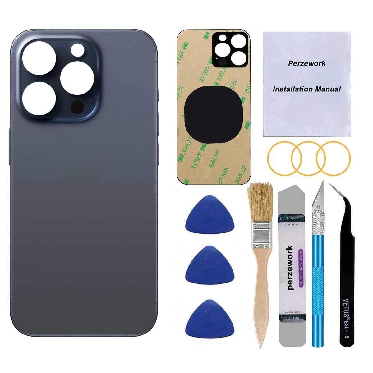 Amazon.com: Perzework OEM Rear Back Glass Replacement for iPhone