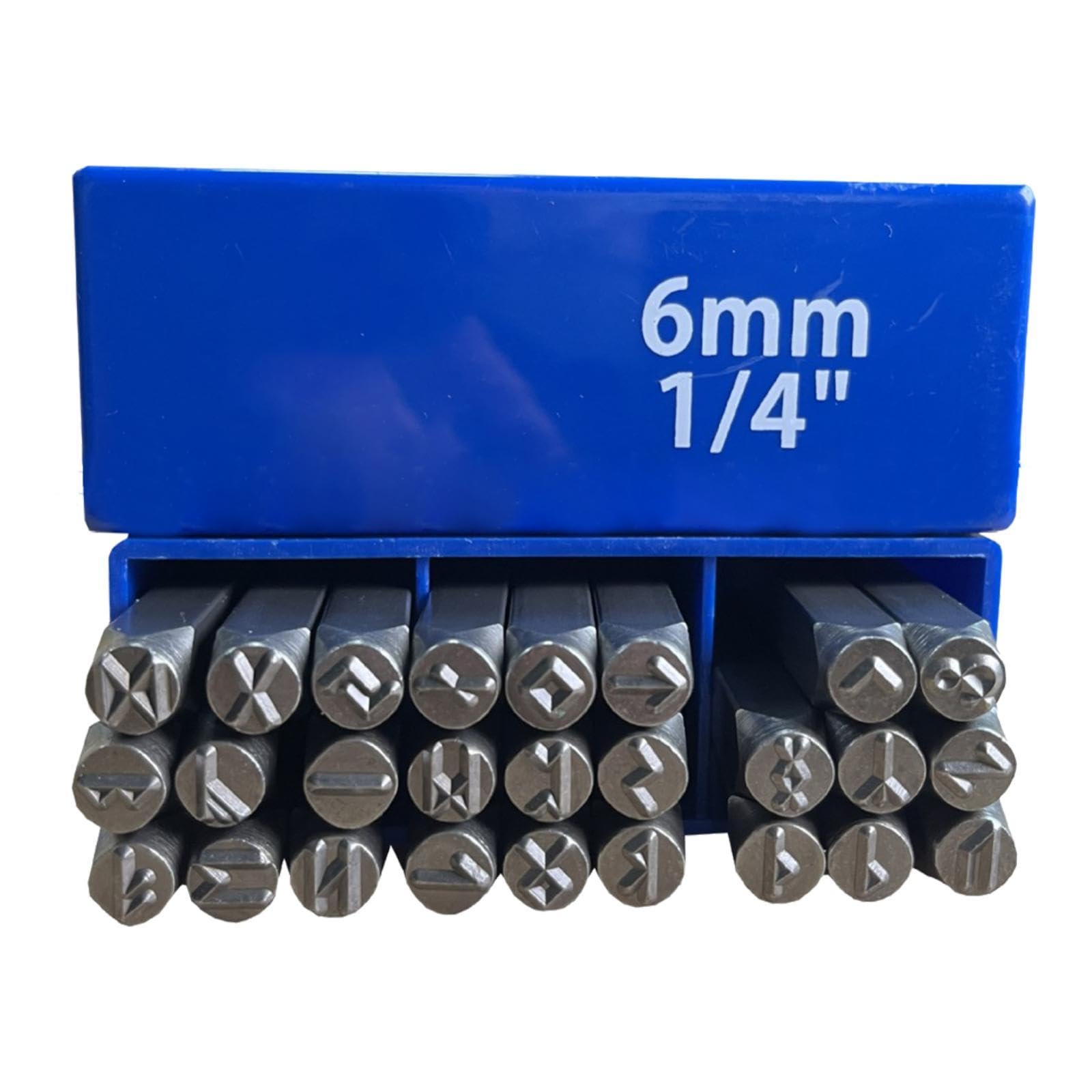 Gothic Steampunk Runes Stamp Set 6mm with Box Symbol Stamp Kit for Steel Brass Aluminum|Jewelry Punches & Stamps|Crafts-image-5