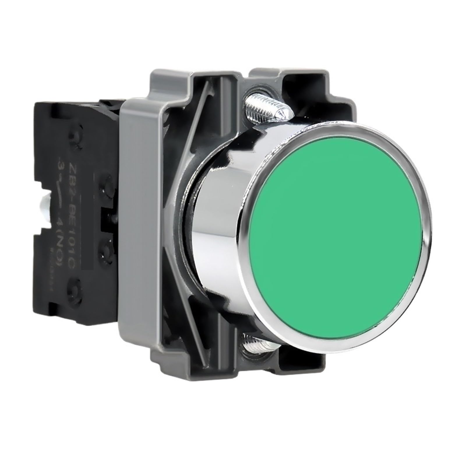 Interrupteur XB2BA31C bouton-poussoir en métal noir NO