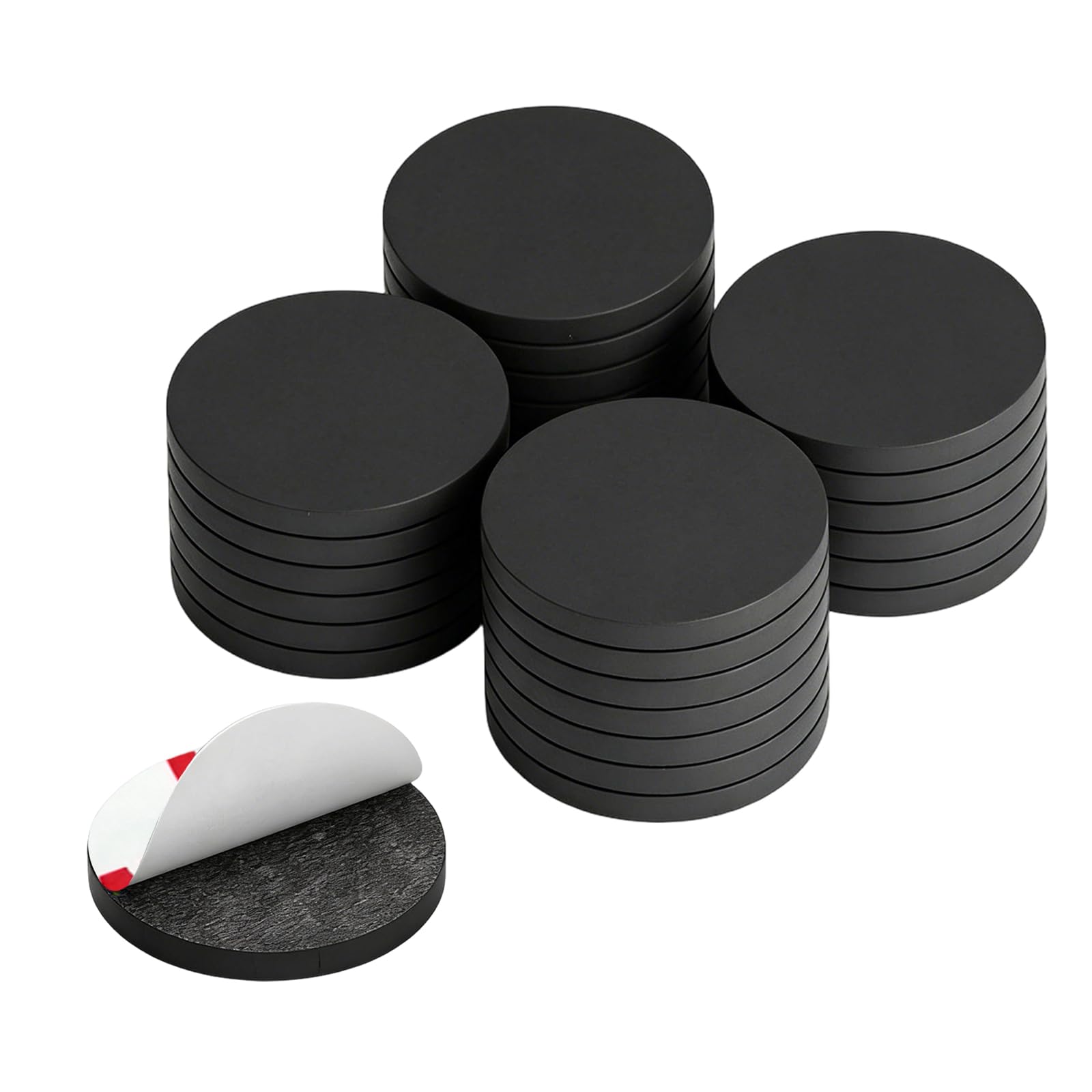 Towjug Round Magnets with Adhesive Backing, 240 Fridge Circle Magnetic Tape — Amazon image 8